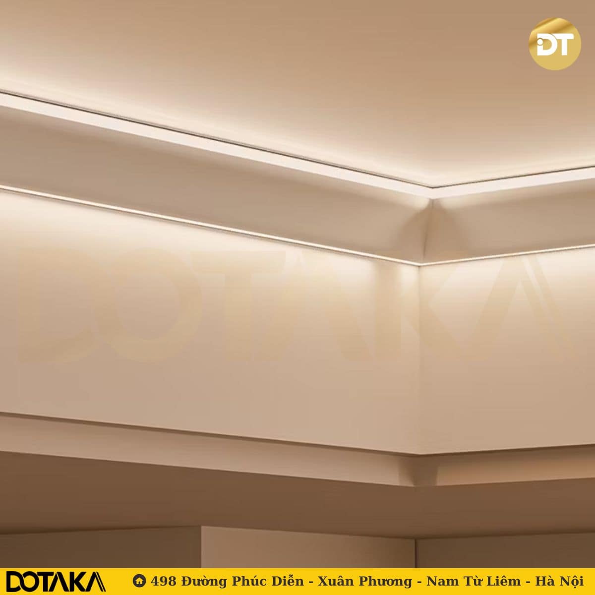 Tối ưu ánh sáng trần nhà bằng phào LED LP69-69 – Giải pháp được ưa